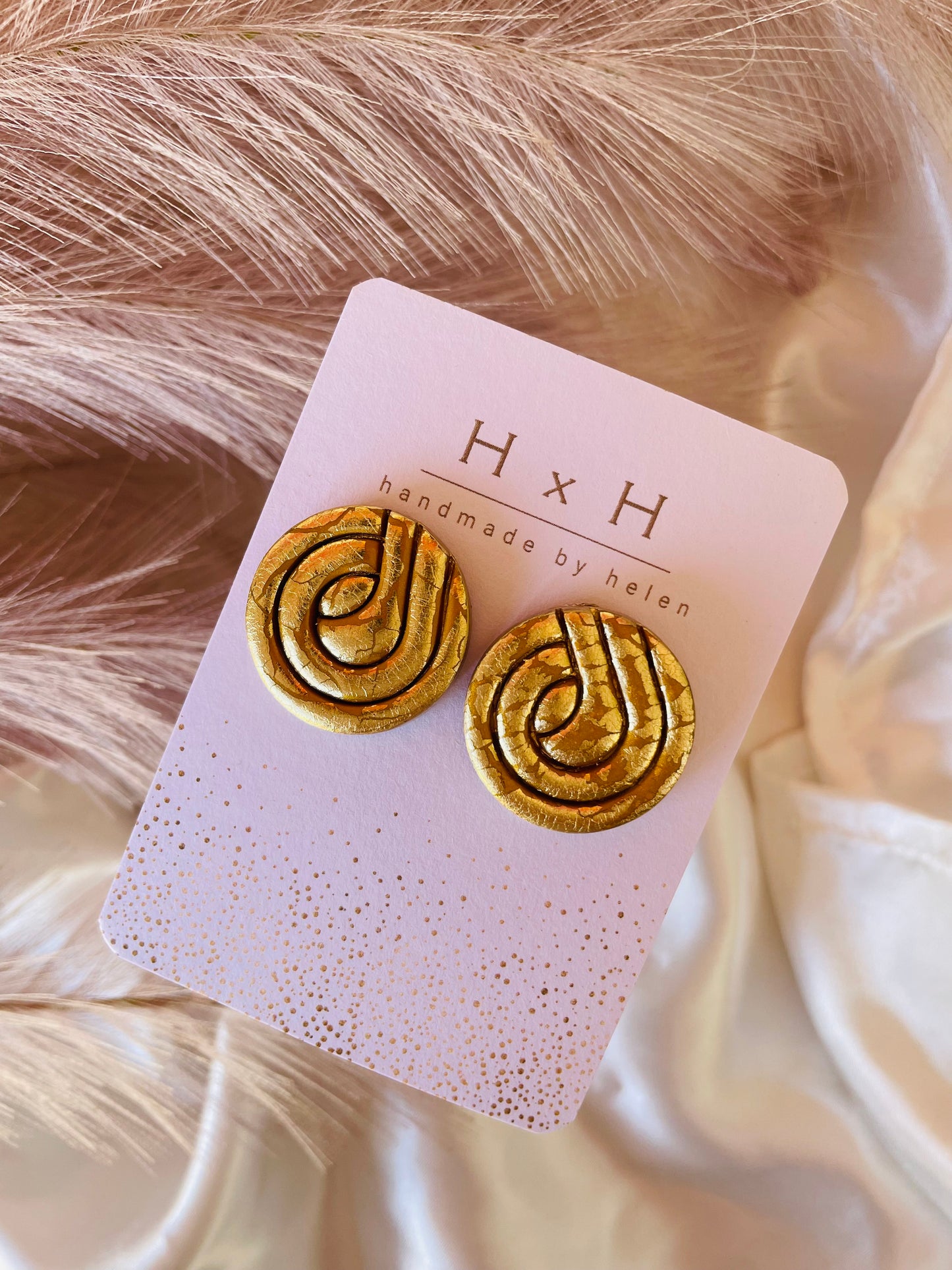 art deco studs