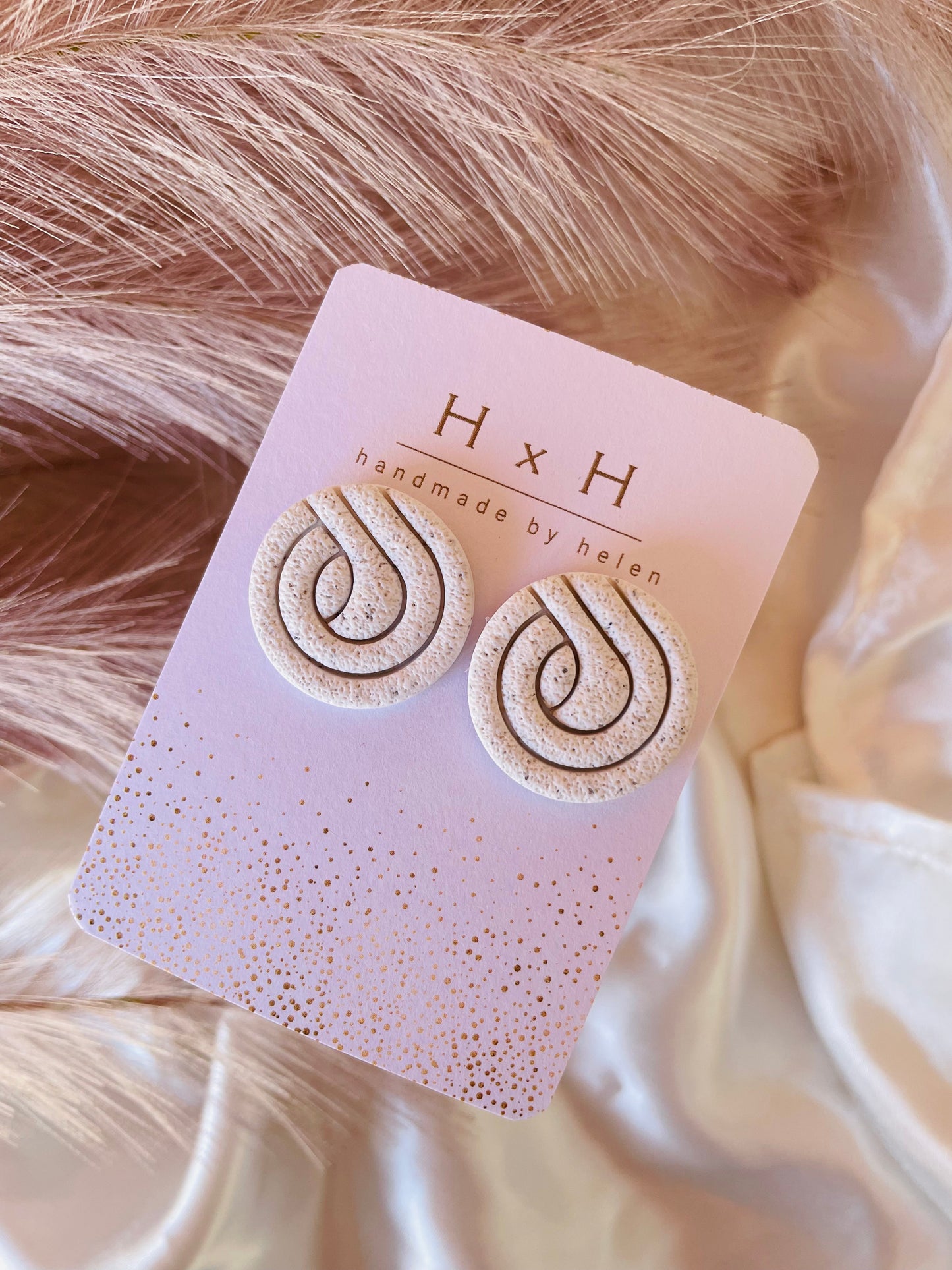 art deco studs