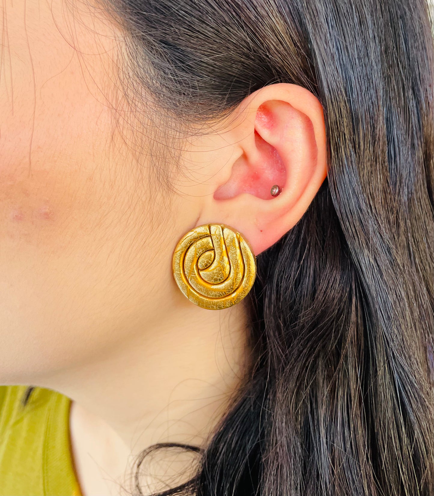 art deco studs