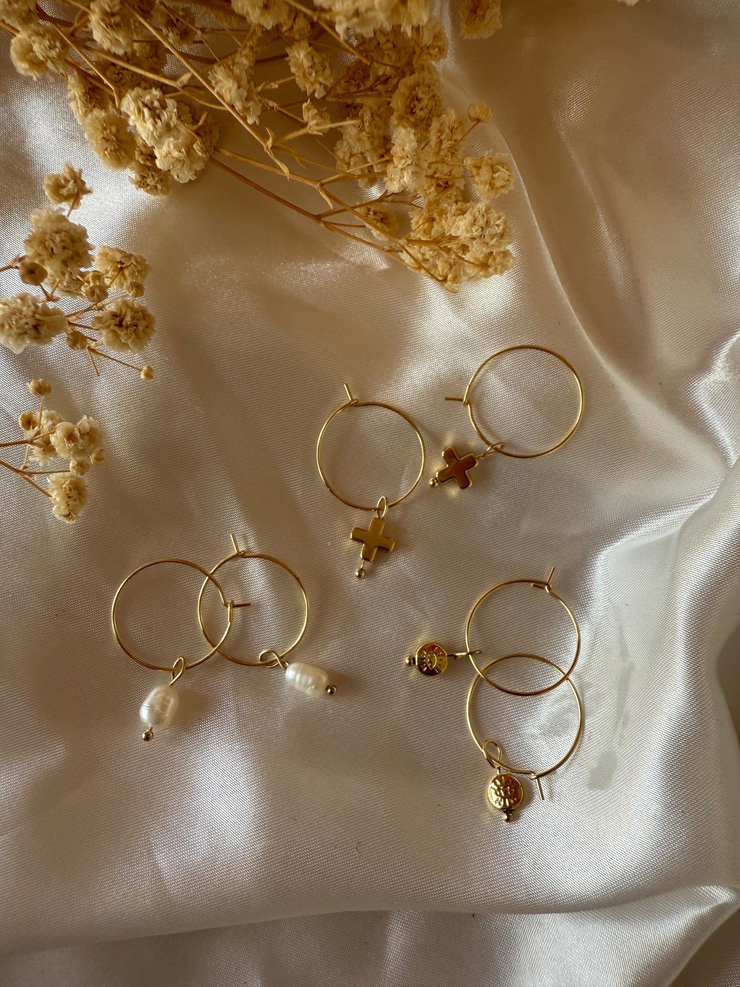charm hoops