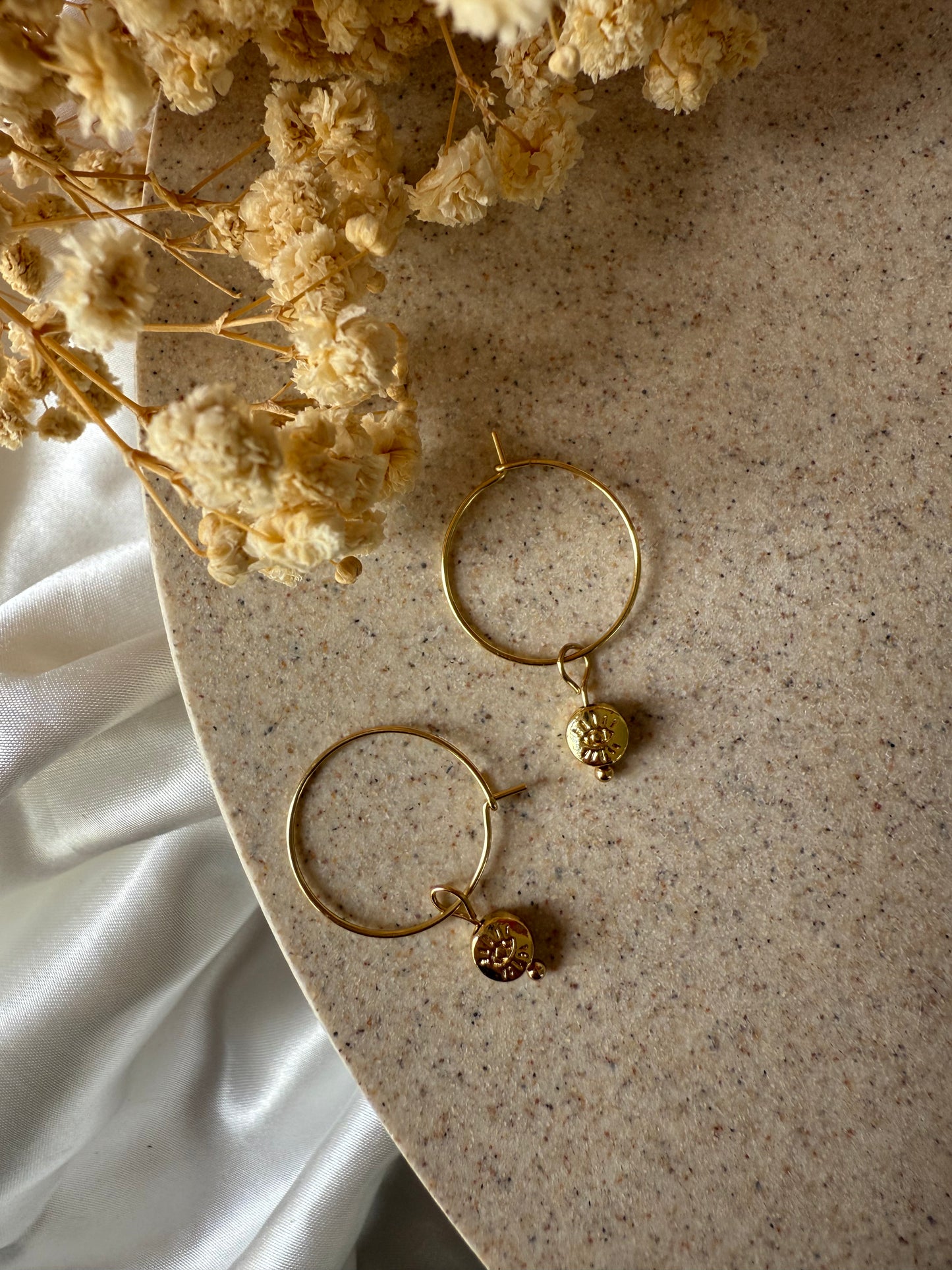 charm hoops