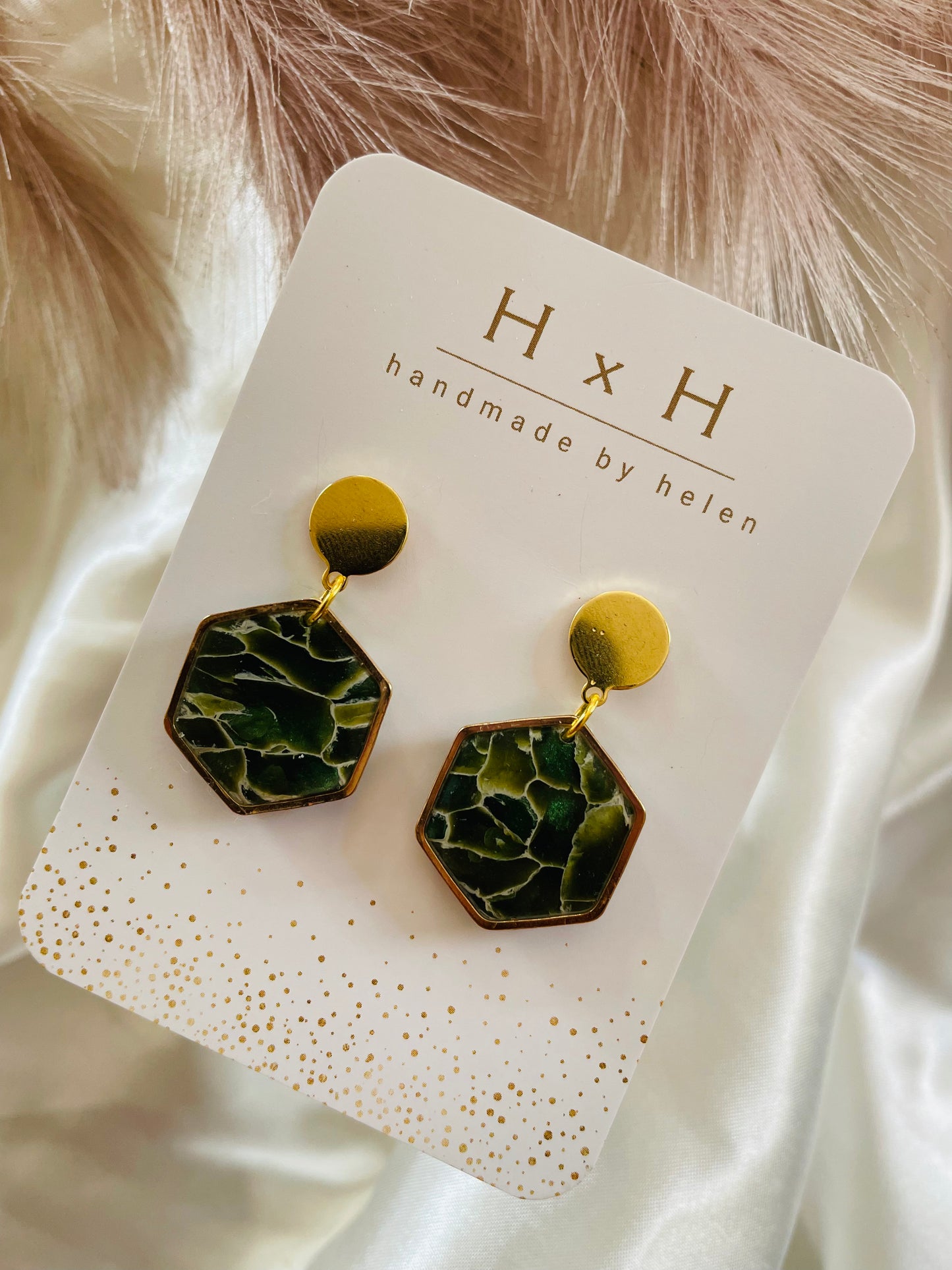 hexagon dangles