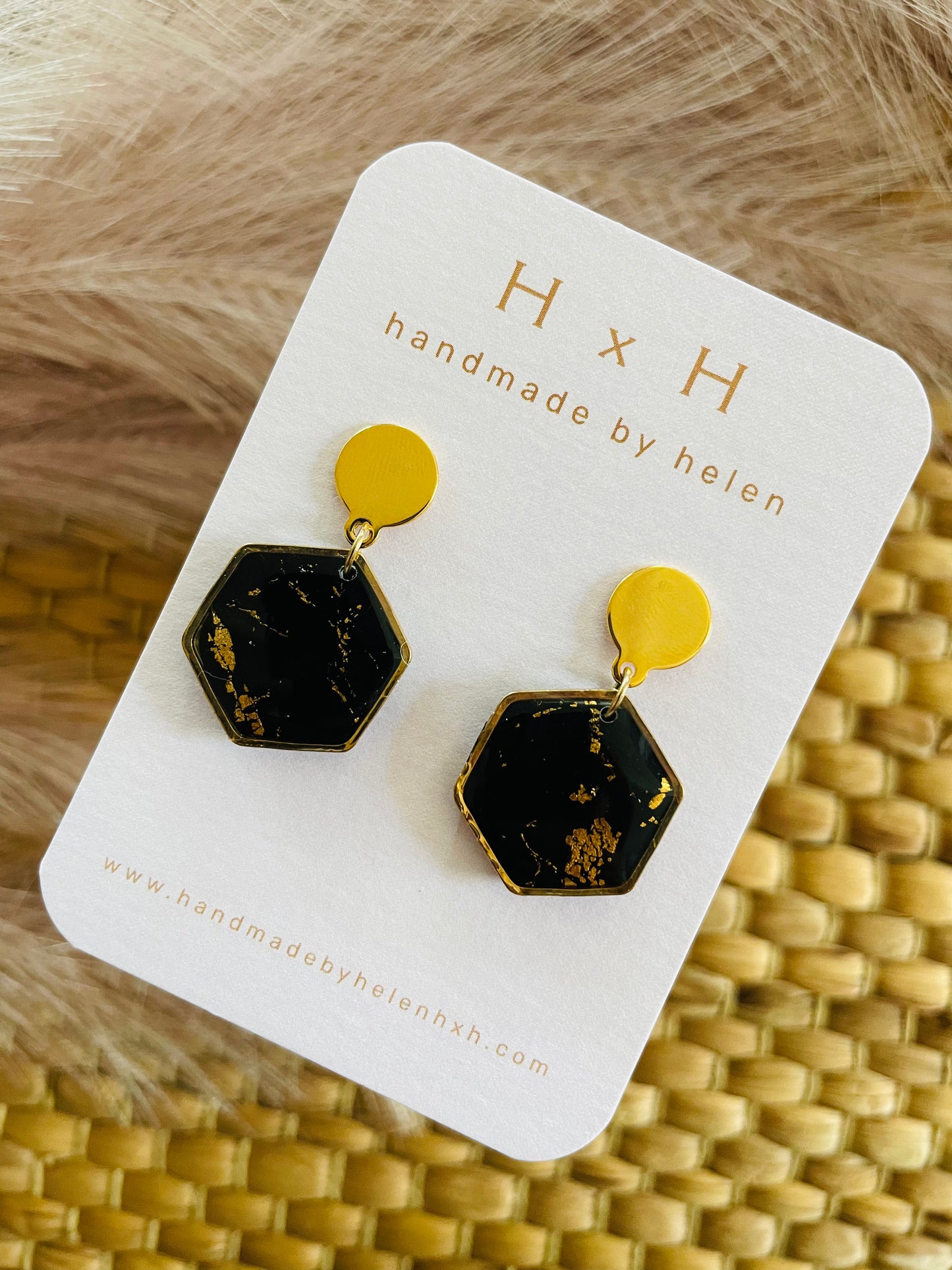 hexagon dangles